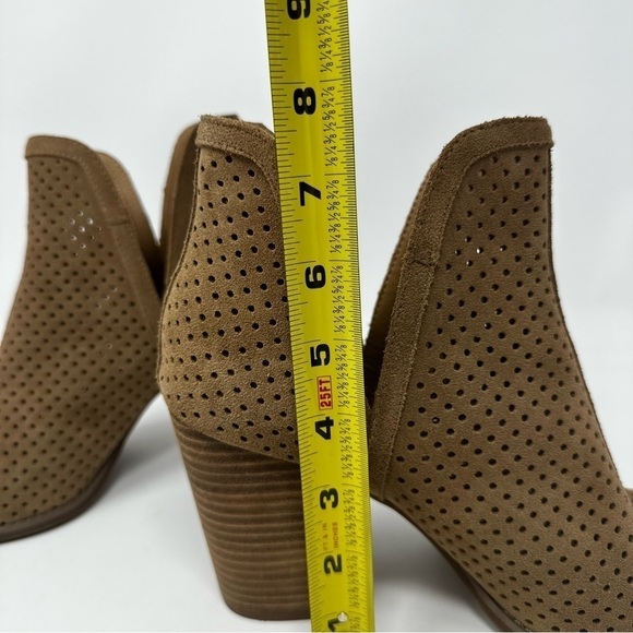 Lucky Brand  Larise Peep Toe Shoe Sesame Size 9 Womens - Picture 8 of 12